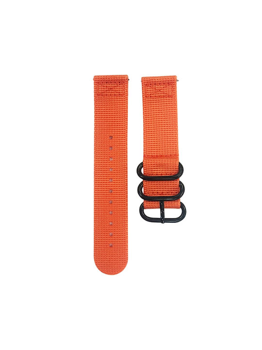 Tragbare Bänder Rostfreier Stahl Orange (Galaxy Watch Active 2)