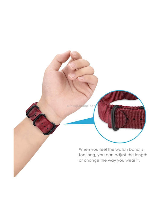xDfind Tragbare Bänder Rostfreier Stahl Rote (Galaxy Watch Active 2)