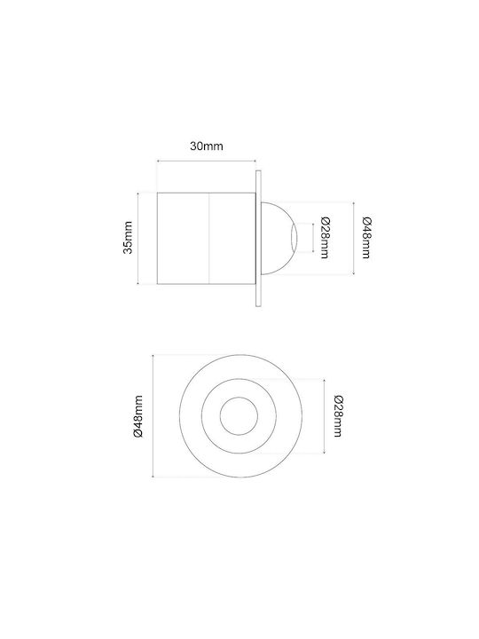 SLV Spot De Tavan 5x5cm