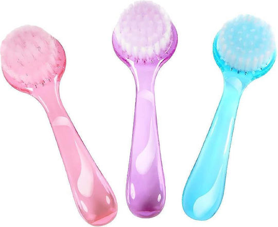 Wd Nagelzubehör – Rundes Bürste für Maniküre Pediküre mit Griff Verschiedene Farben 13cm