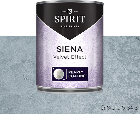 Декоративна мазилка Spirit Siena Pearl Sheen Cloud Tool 2.5l Синьо Сива