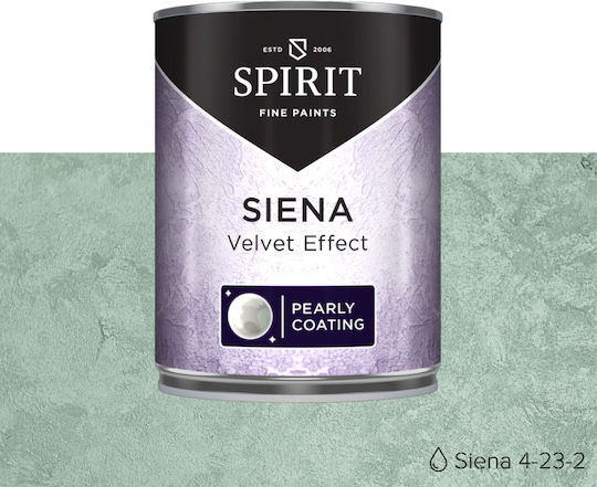 Spirit Siena Декоративна мазилка Pearl Sheen Cloud Tool 2.5l Перлено зелена
