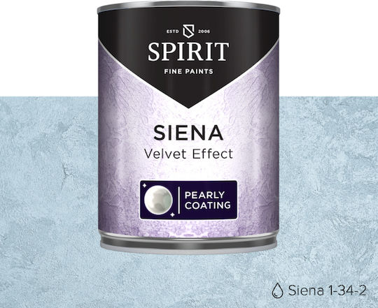 Декоративна мазилка Spirit Siena Pearl Sheen Cloud Tool 2.5l Светлосиня