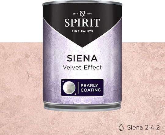Spirit Siena декоративна мазилка Pearl Sheen Cloud Tool 1l светъл прасковен
