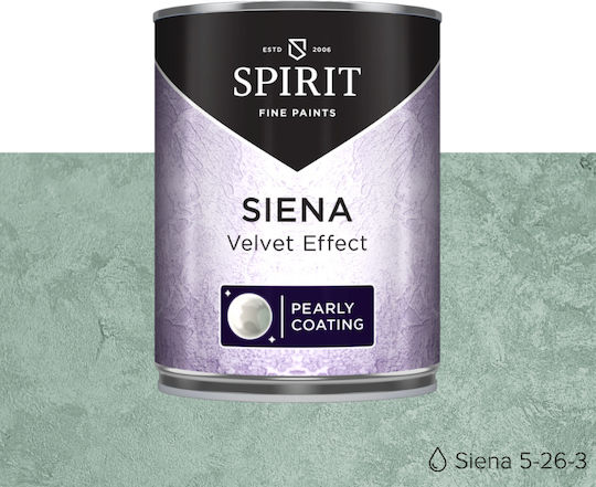 Spirit Siena Декоративна мазилка Pearl Sheen Cloud Tool 2.5l Зелена
