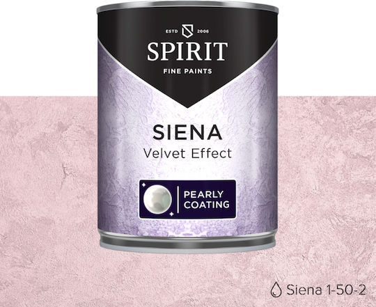 Декоративна мазилка Spirit Siena Pearl Shimmer Cloud Tool 2 5l Перлено розово