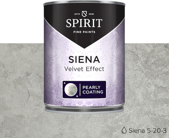 Декоративна мазилка Spirit Siena Pearl Shimmer Cloud Tool 1l Сива