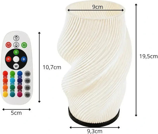 Verk Group Διακοσμητικό Φωτιστικό LED RGB Βάζο