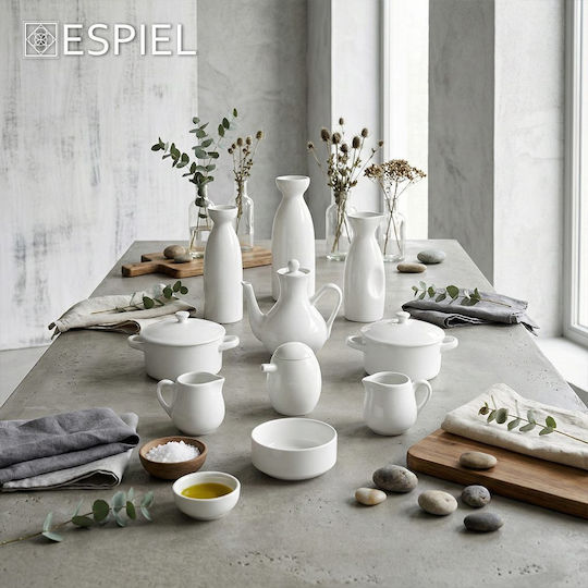Espiel Siders Sauciere aus Porzellan Weiß 180ml