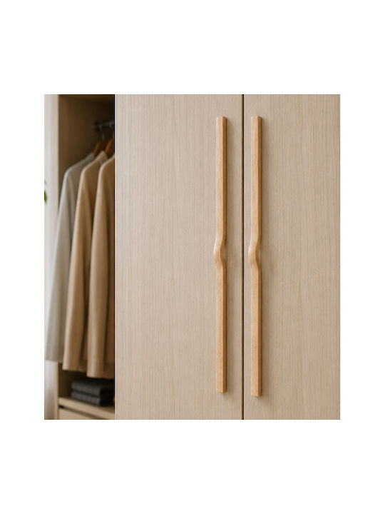 Finetto Möbelgriff aus Massiv Eichenholz mit Lochabständen 320mm 273-UPR0503#32