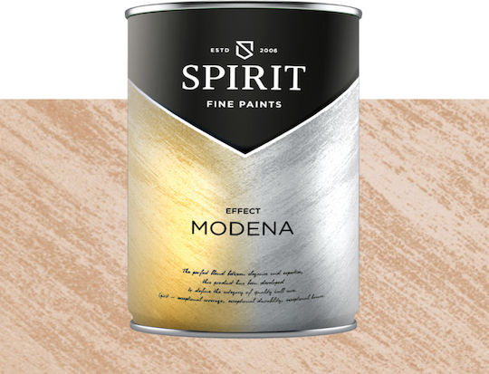 Декоративна Боя Spirit Modena Кварцов Пясък Перлени Пигменти 1л Светло Оранжев