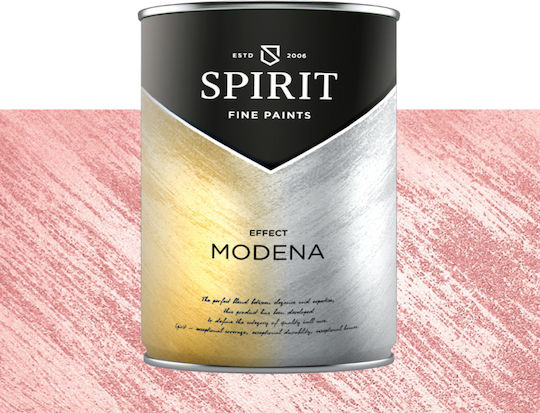 Декоративна Боя Spirit Modena Quartz Пясъчен Перлен Пигмент 2.5л Розова Праскова