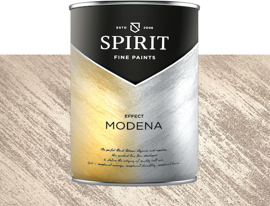 Декоративна Боя Spirit Modena Перлени Пигменти Ефект Четка 1л Бежова