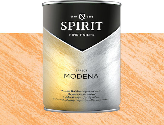 Декоративна Боя Spirit Modena Кварцов Пясък Перлени Пигменти 2.5л Оранжев