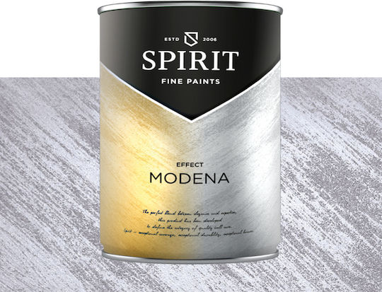 Dekorative Farbe Spirit Modena Perlenpigmenteffekt Pinsel 2,5l Grauer Beton