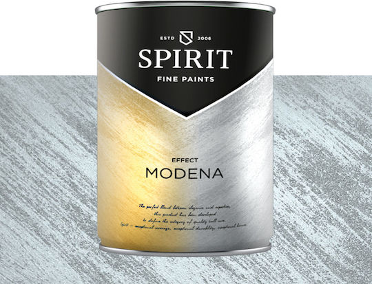 Decorative Paint Spirit Modena Quartz Sand Pearl Pigments 1l Light Blue Melange