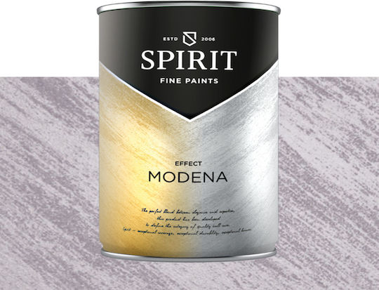 Декоративна Боя Spirit Modena Quartz Пясък Перлени Пигменти 1л Лилаво-Сив