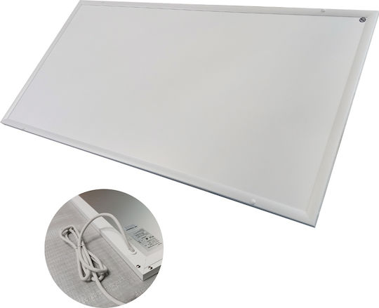 Ambianzza Panou de Încălzire cu Infraroșu de Tavan 900W Alb 123cm