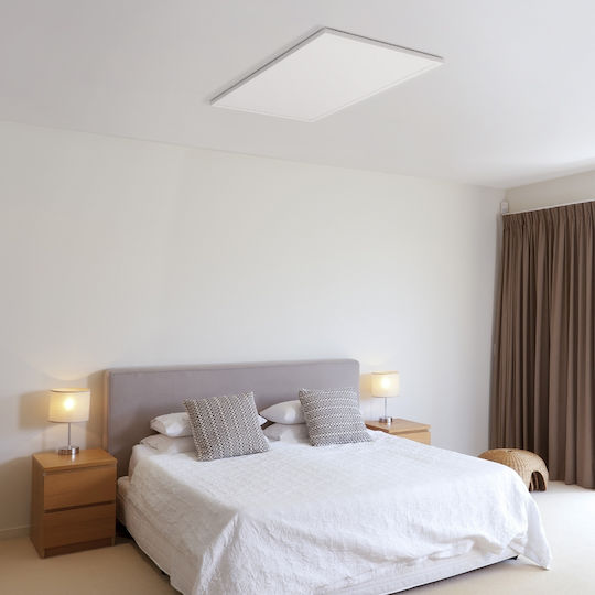 Ambianzza Panou de Încălzire cu Infraroșu de Tavan 900W Alb 123cm