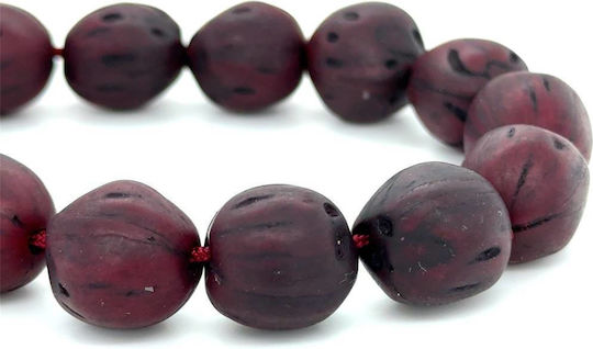 Kompologadiko Scented Worry Beads with 21 Burgundy Beads