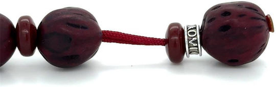 Kompologadiko Scented Worry Beads with 21 Burgundy Beads