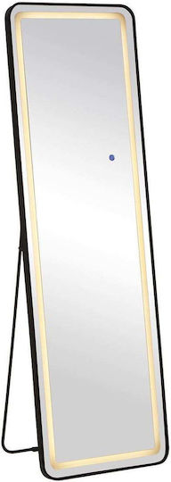Woodwell Ε7180,71 Καθρέπτης Led Αφής από Μέταλλο 50x32cm Μαύρος