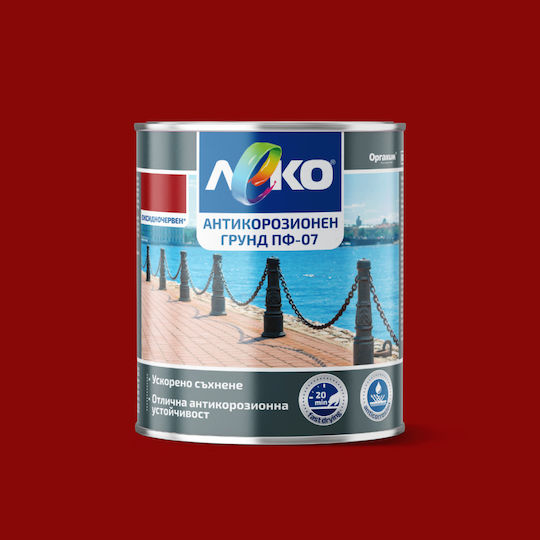 Leko Grundierung Pf-07 Anti-Korrosions Alkyd-Basis Metall 0,9l Rote