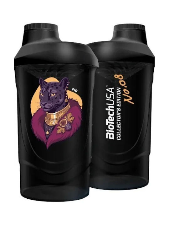 Biotech USA Protein Shaker 600ml Plastic Black