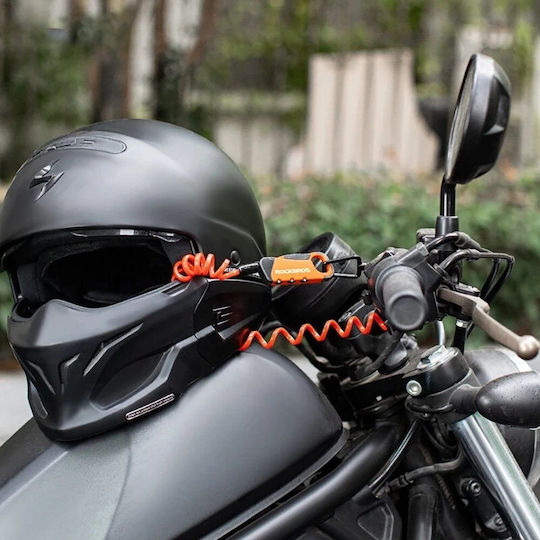 Rockbros Fahrradschloss Zusammenklappbar mit Kombination / mit Schlüssel Orange