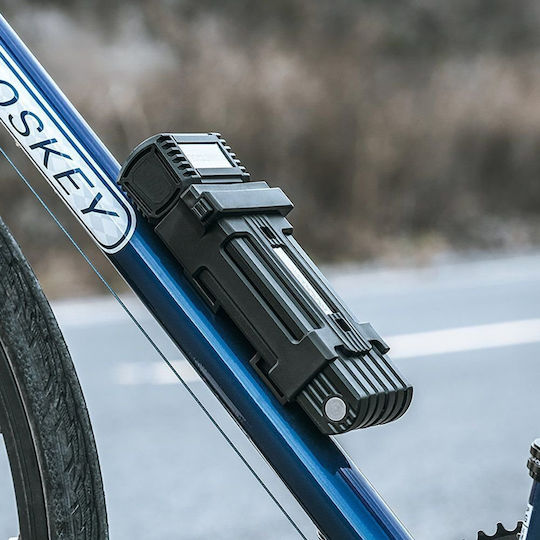 Rockbros Fahrradschloss Zusammenklappbar mit Schlüssel Schwarze
