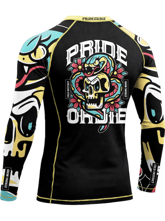 PrideOrDie Men's Short Sleeve Shirt POD315 for Jiu-Jitsu Black