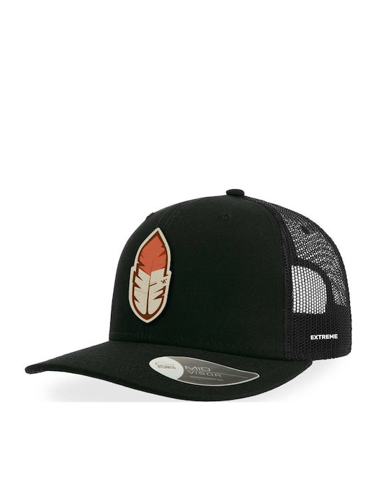 Hawk Trucker Cap 01-black Hawk Trucker Cap 01-black
