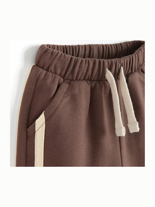 Kinder Sweatpants Set Braun