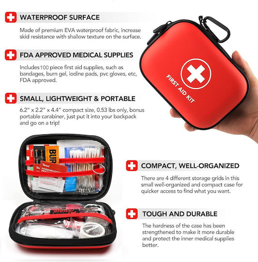 First Aid Kit Bag with Equipment