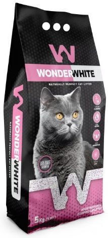 WonderWhite Пясък за Котки Бентонит с Аромат Natural 5kg