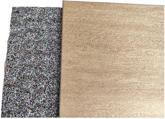 Wood Grain Rubber Floor Mat 1000*1000*20mm