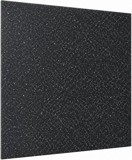 Profit Gym Equipment Flooring Double Sided Black/Grey 100x100x1cm 1 Piece