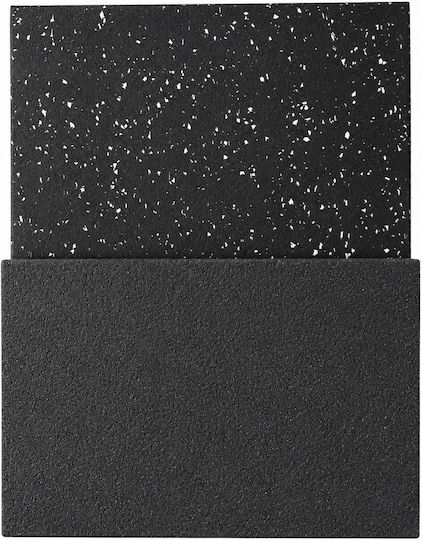 Profit Gym Equipment Flooring Double Sided Black/Grey 100x100x1cm 1 Piece