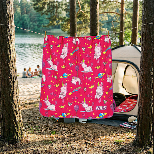 Ncr16 Kinder-Strandtuch Einhorn 160x80 cm Nils