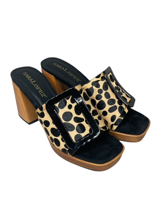 Mules With Heel Animal GY-08486-500-2
