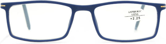 Optosquad Lesebrillen +3.25 in Blau Farbe 8777-1