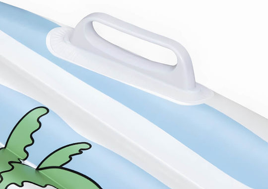 Saltea Gonflabilă Pentru Copii Calitate Premium Tip Surf Rider Plajă Surf Apă Mărime Ideală 114cm X 46cm Albastră