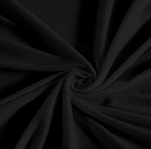 Arc De Balon Cu Copertină Dublă Față Perete Foto Rotund 200 Cm Negru