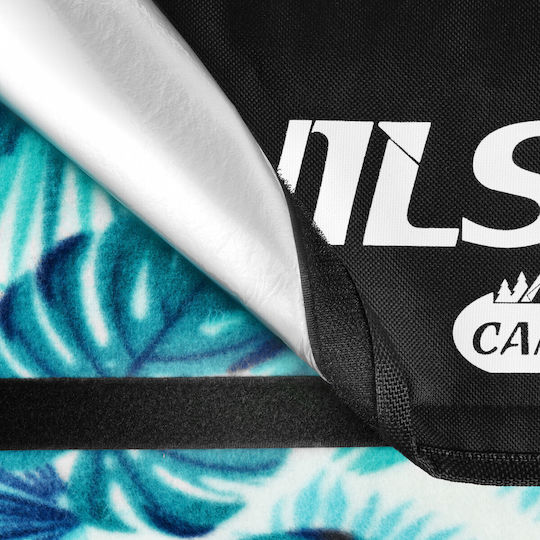 Nils Picnic Blanket 200x200cm in Light Blue Colour