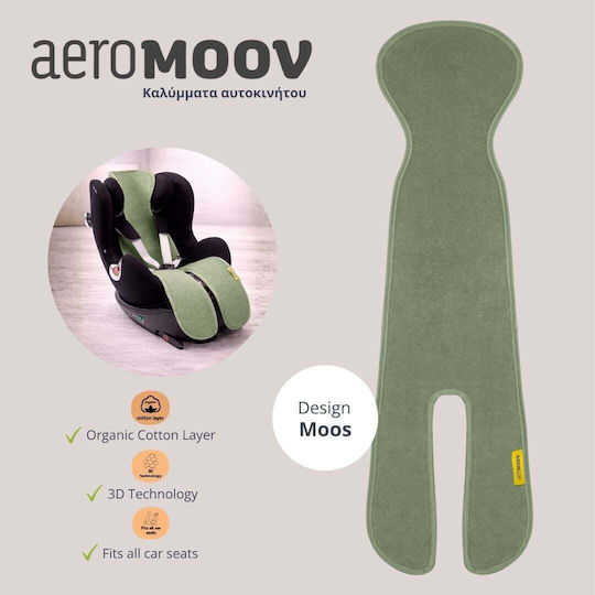 Aeromoov Κάλυμμα Καθίσματος Αυτοκινήτου Γκρι Αντιιδρωτικό
