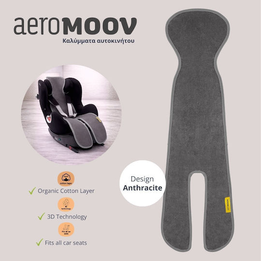 Aeromoov Κάλυμμα Καθίσματος Αυτοκινήτου Γκρι Αντιιδρωτικό