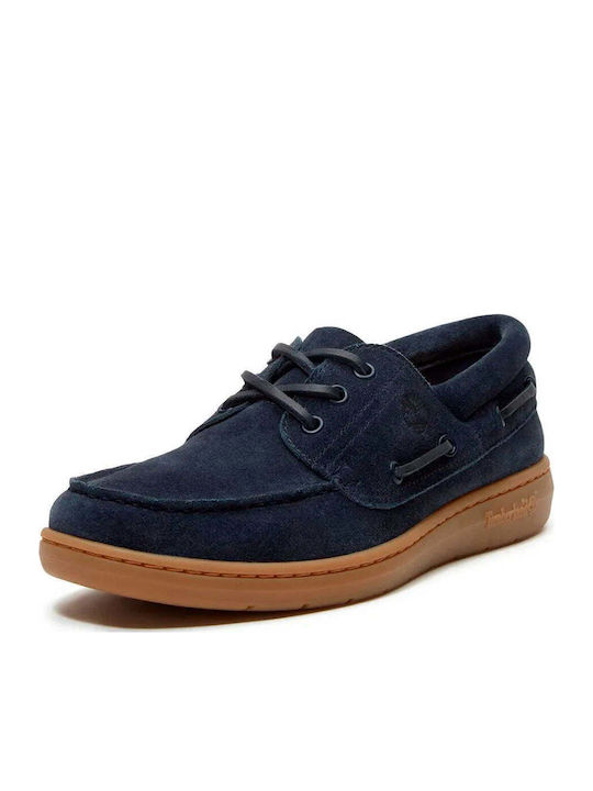 Pier Pantofi casual pentru bărbați de piele Albastru