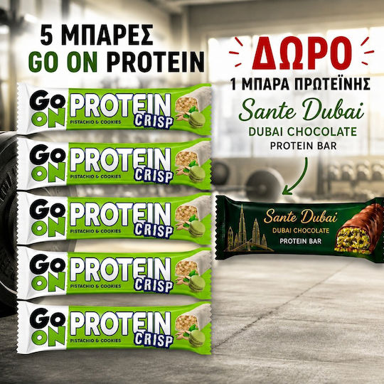 Angebot Proteinriegel Go On Protein Pistazie 5 Stück+Gratis Proteinriegel Sante Dubai 45g
