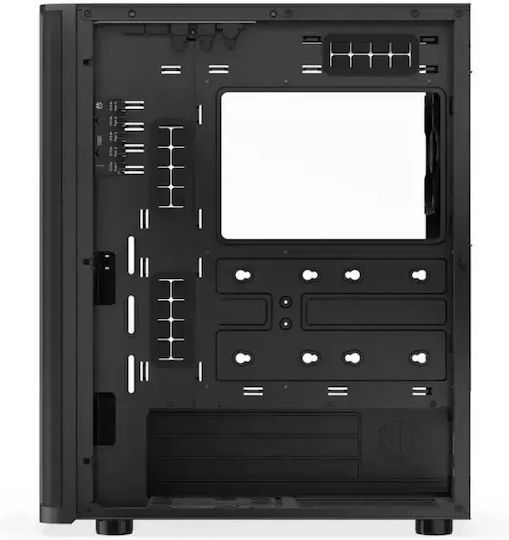 Endorfy Ventum 400 Air Gaming Midi Tower Κουτί Υπολογιστή με Πλαϊνό Παράθυρο Μαύρο