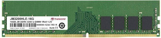 Transcend DDR4 with Module 1x32GB and Speed 3200 for Desktop